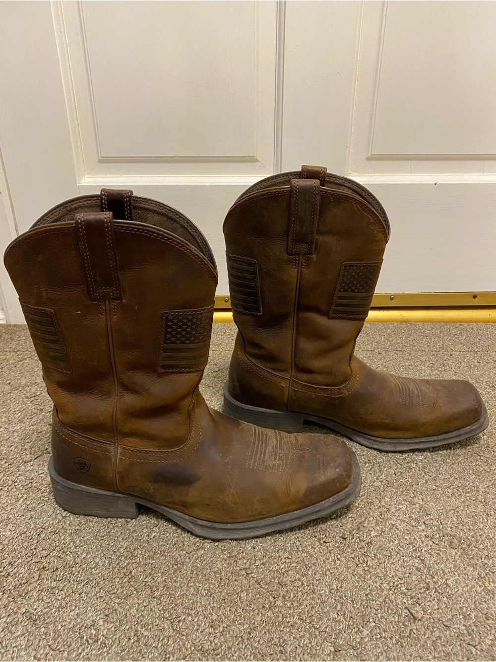 Men’s Ariat Western Rambler Patriot Boots - Size 10.5D 🇺🇸
